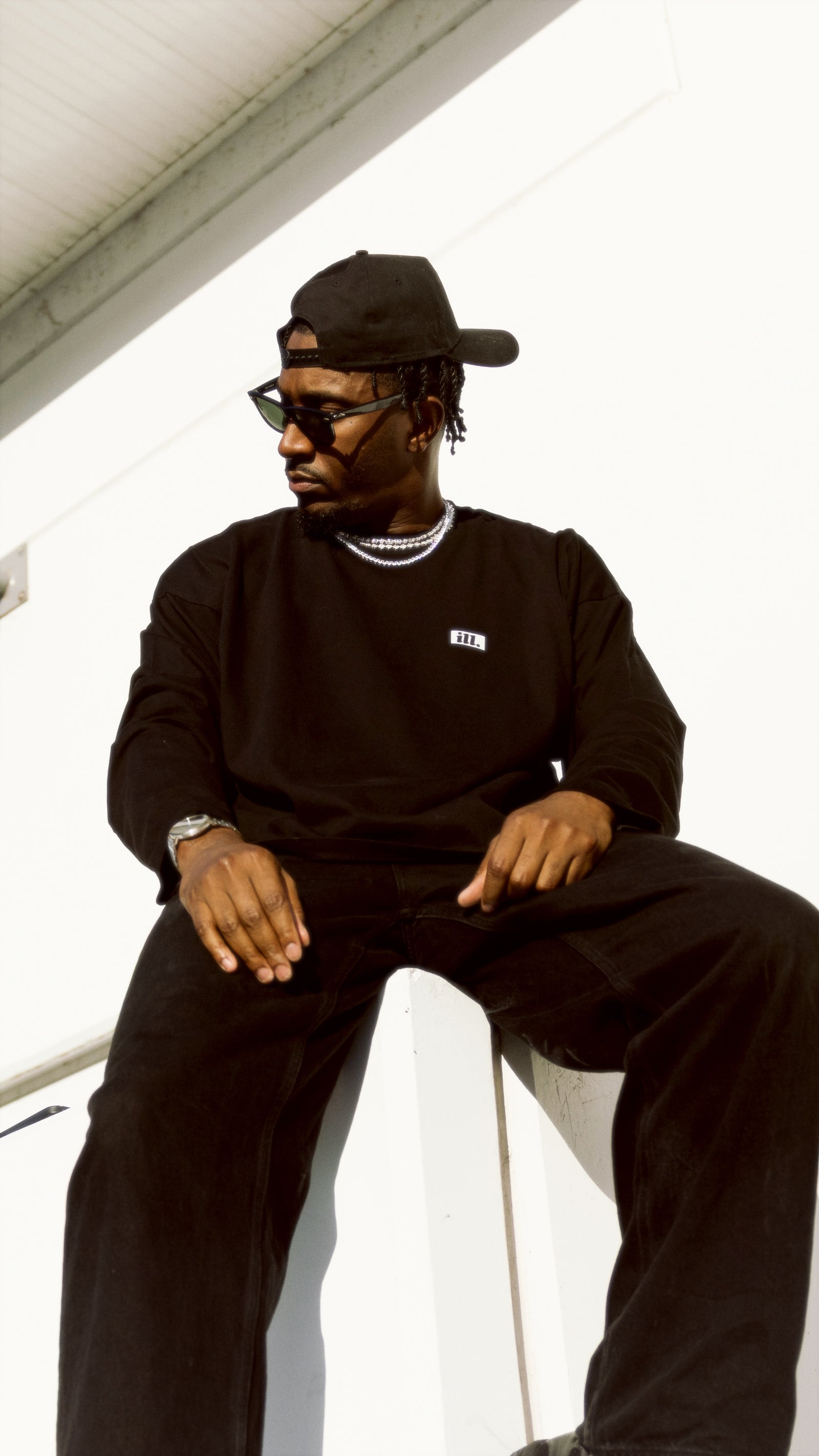 Signature Collection Long Sleeve Tee - Black – iLL Lifestyle Clothing